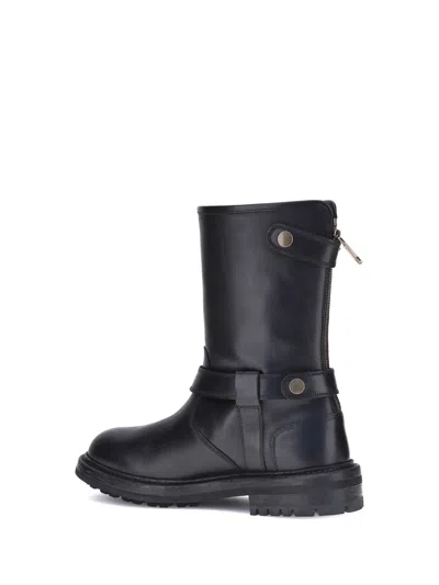Dolce & Gabbana Dolce&gabbana Men Black Smooth Leather Boot