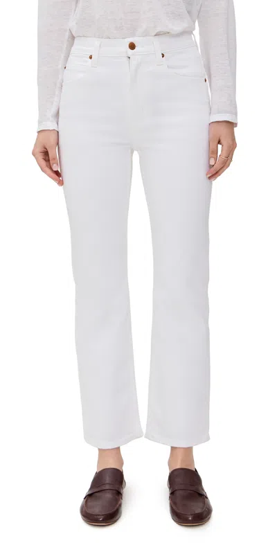 Jamie Haller The Wide A Leg Jeans In Soft White Soft White In White