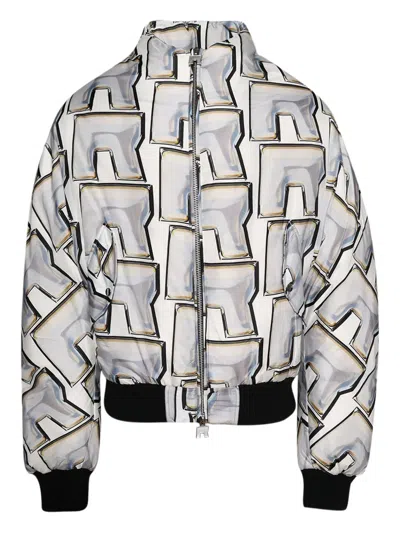 抽象图案印花夹克