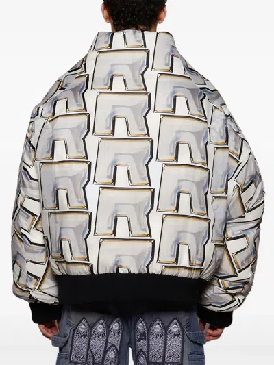 抽象图案印花夹克