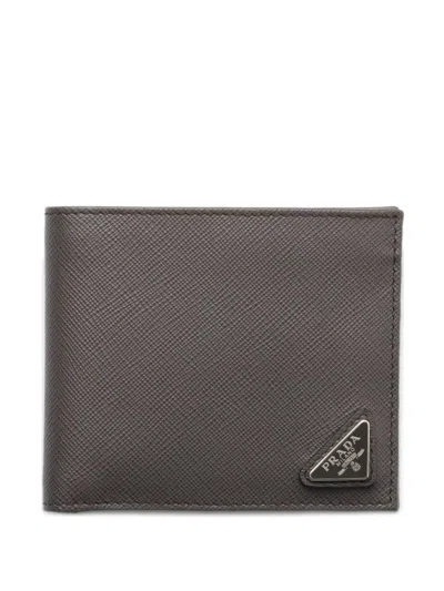 Prada Saffiano Leather Wallet With Coin Purse