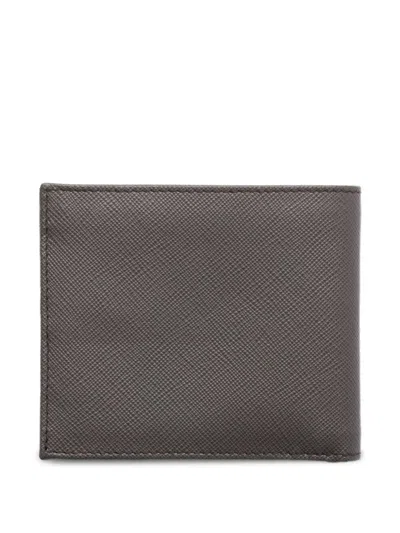 Prada Saffiano Leather Wallet With Coin Purse