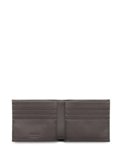 Prada Saffiano Leather Wallet With Coin Purse