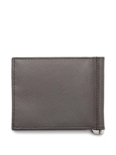Prada Saffiano Leather Wallet With Coin Purse