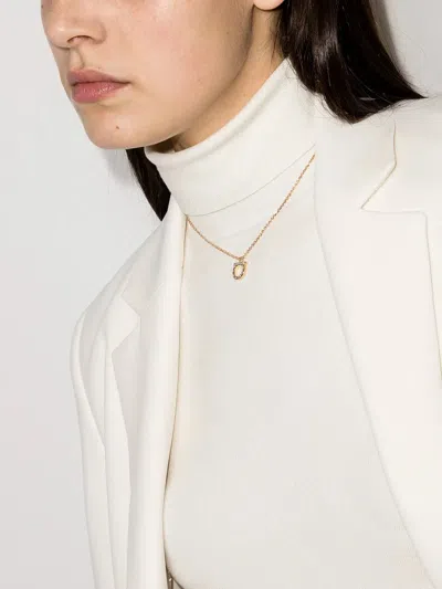 Ferragamo Women Gold-colored Necklace With Gancini Charm In Brass Woman