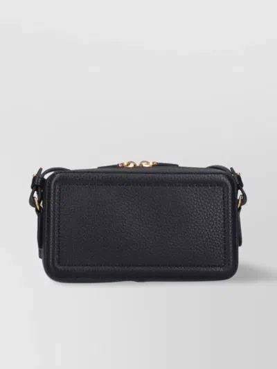 Valentino Garavani Altime Zippered Shoulder Bag In Black
