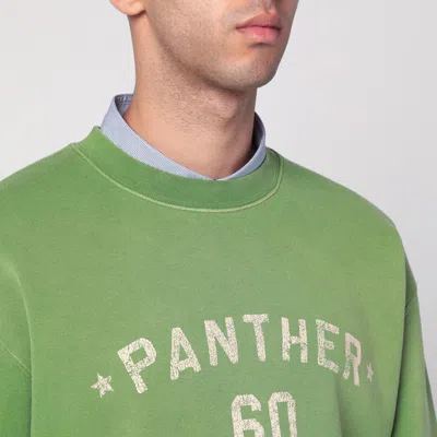 Valentino Cotton S Graphic Print Sweater In Green