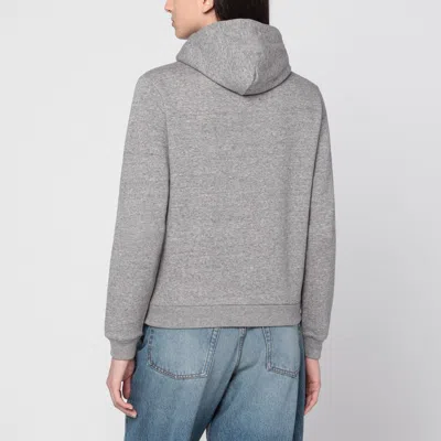 Polo Ralph Lauren Grey Zip-up Sweatshirt In Cotton Blend In Gray