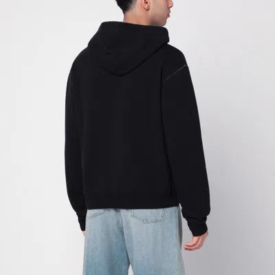 Valentino Garavani Hoodie With Logo Print In Black