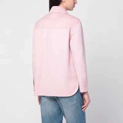 Max Mara Classic Wool-blend Jacket In Pink