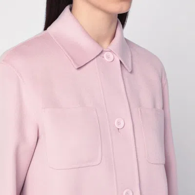Max Mara Classic Wool-blend Jacket In Pink