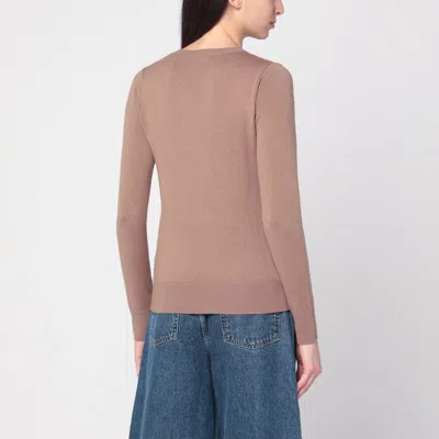 S Max Mara Camel-coloured Wool Sweater In Gray