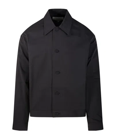 Studio Nicholson Black Denim Jacket In Black