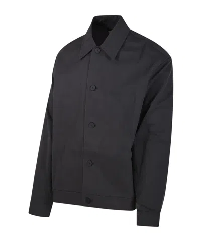 Studio Nicholson Black Denim Jacket In Black