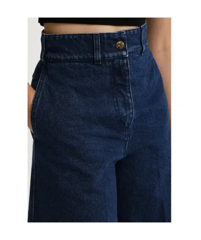 Patou Women's Denim Bermuda Shorts In Blue