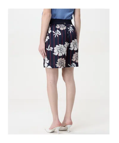 Liu •jo Elastic Waist Shorts In Blue