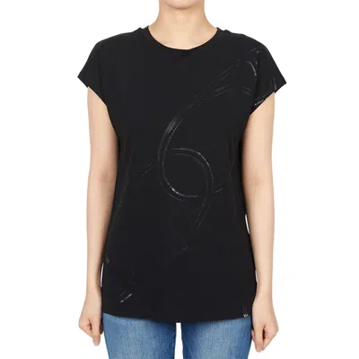 Herno Printed Graphic T-shirt In Black