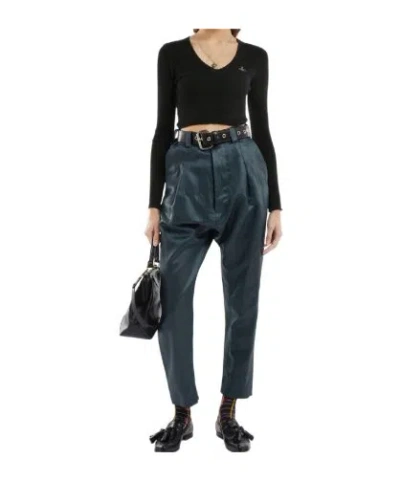 Vivienne Westwood Long-sleeved Sweater In Black