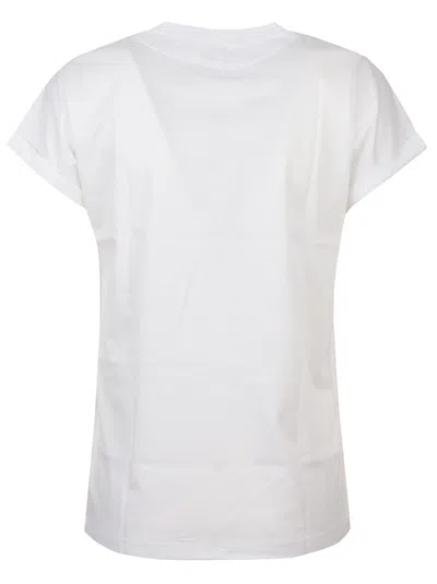 Eleventy Patch-pocket Rolled-cuff T-shirt In White