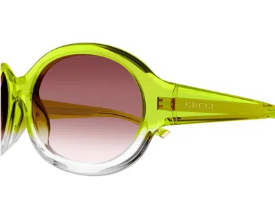 Gucci Round-frame Sunglasses In Multi