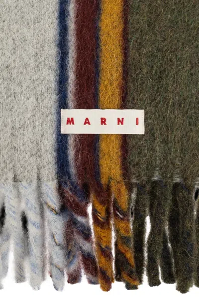 Marni Logo-patch Scarf