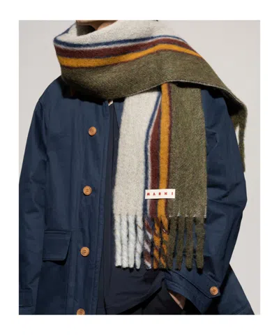 Marni Logo-patch Scarf