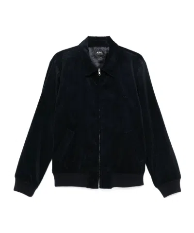 Apc A.p.c. 'gilles' Jacket In Blue