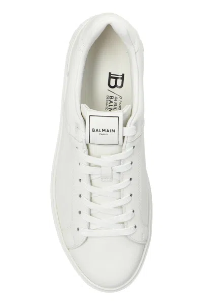 Balmain B Court Calfskin Sneaker In White