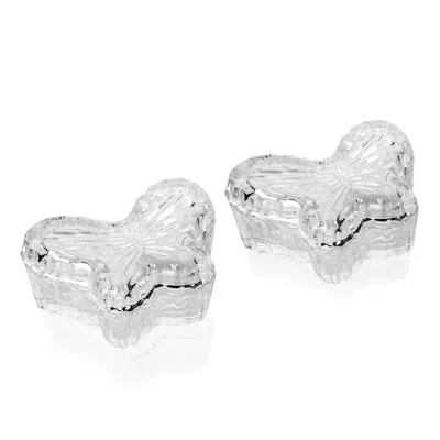 Homew Butterfly Candy Jars With Lids (set Of 2)