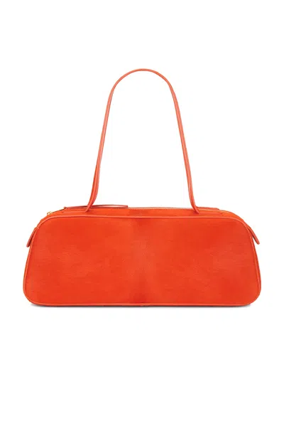 Khaite Womens Simona Suede Shoulder Bag Rebel In Red