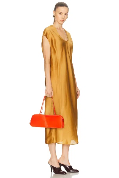 Khaite Womens Simona Suede Shoulder Bag Rebel In Red