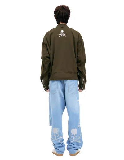 Mastermind Japan Oversize Logo Bomber In Green
