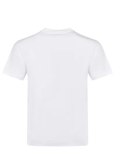 Etro White T-shirt With Logo Embroidery