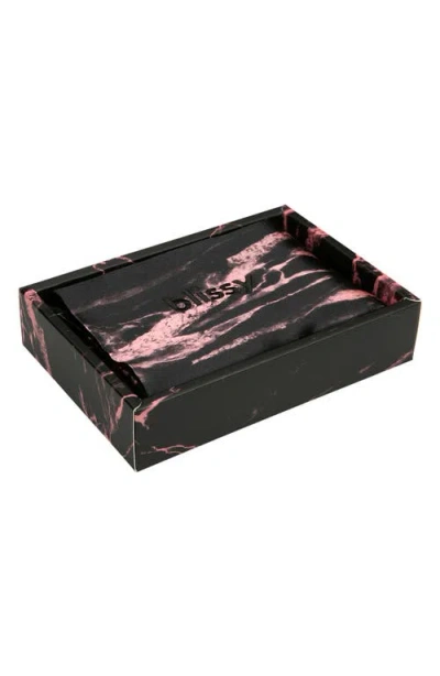 Blissy Mulberry Silk Pillowcase In Black
