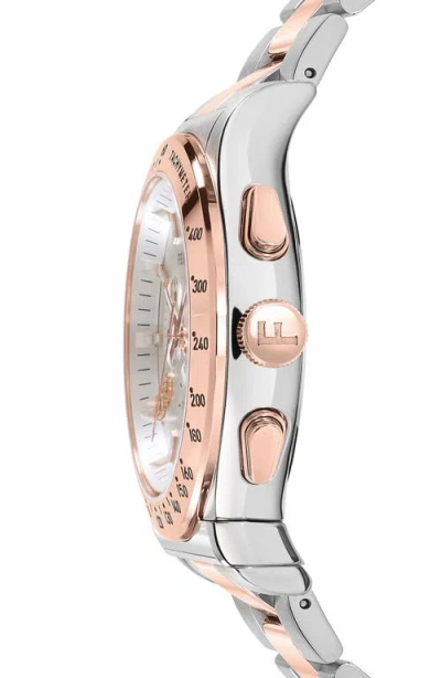 Ferragamo 1927 Chrono Bracelet Watch In White