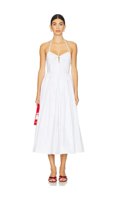 Sans Faff Como Dress In White