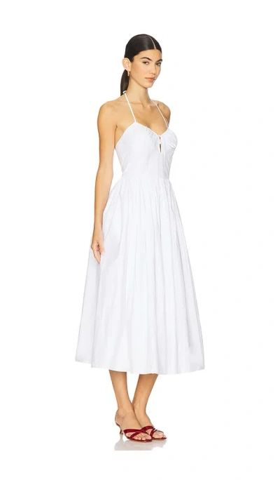 Sans Faff Como Dress In White