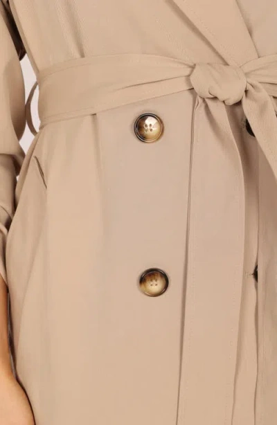 Petal And Pup Petal & Pup Montana Trench Coat In Blue