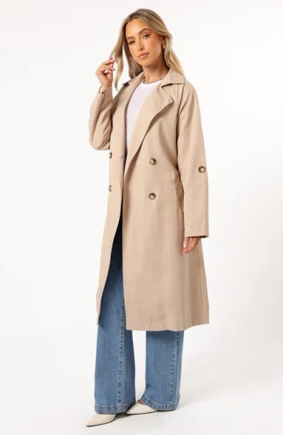 Petal And Pup Petal & Pup Montana Trench Coat In Blue