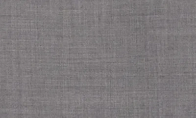 Jack Victor Esprit Grey Crosshatch Stretch Wool Suit In Gray