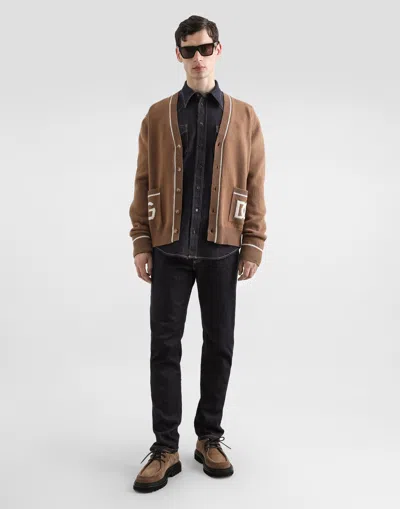 Dolce & Gabbana Slim-fit Stretch Denim Jeans In Black