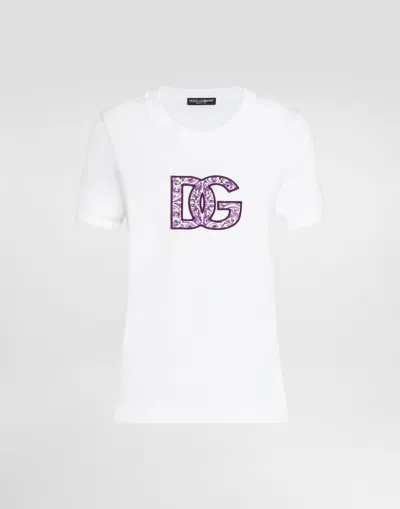 Dolce & Gabbana Dolce&gabbana Women Maiolica T-shirt In White