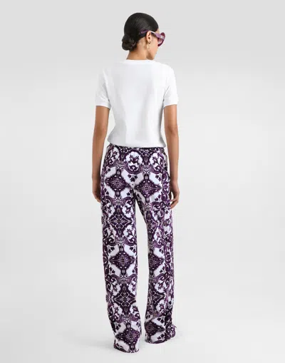 Dolce & Gabbana Dolce&gabbana Women Maiolica T-shirt In White