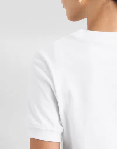 Dolce & Gabbana Dolce&gabbana Women Maiolica T-shirt In White