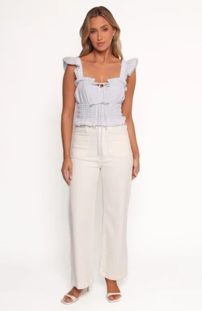 Petal And Pup Petal & Pup Giran Ruffle Crop Top In Multi