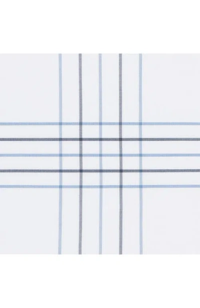 Matouk August Plaid Set Of 2 Pillowcases In White