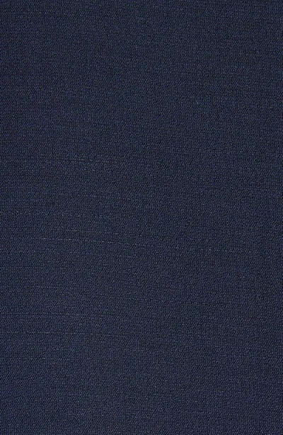 Valentino Garavani Wool And Silk Embroidered Dress In Blue