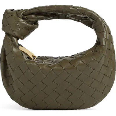 Bottega Veneta Mini Lambskin Jodie Bag In Green