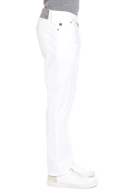 Ag Tellis Sud Modern Slim Fit Stretch Twill Pants In White
