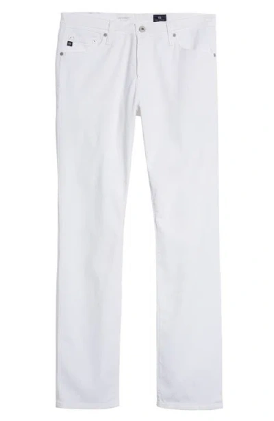 Ag Tellis Sud Modern Slim Fit Stretch Twill Pants In White